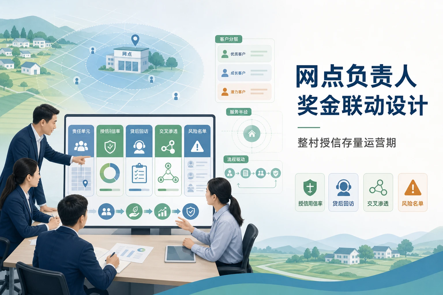整村授信存量运营期网点负责人奖金联动设计（2026年版）