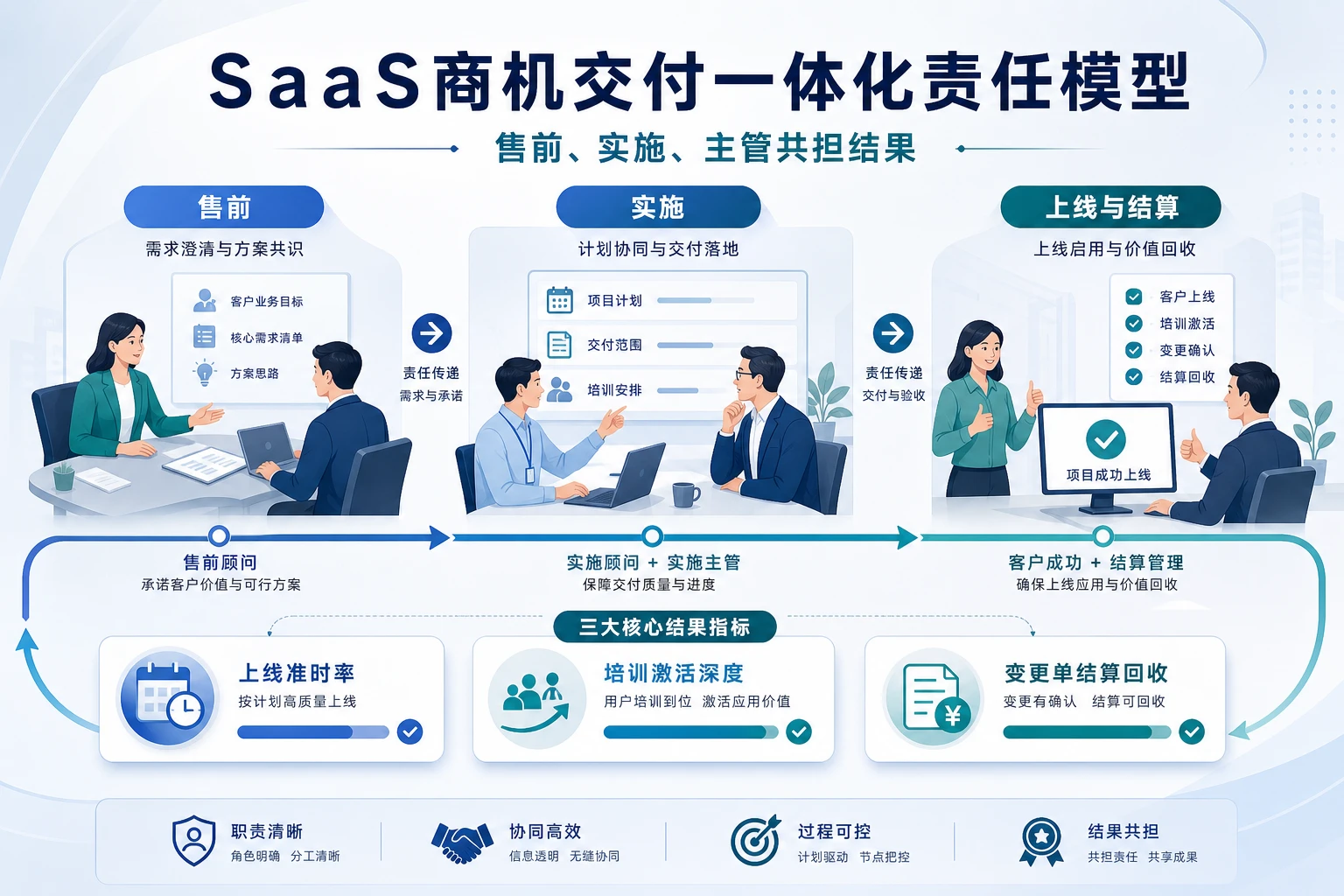 SaaS商机交付一体化责任模型与奖金联动设计（2026年版）