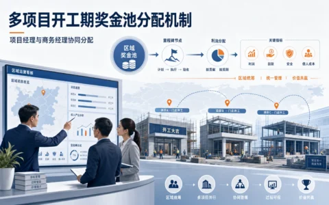 多项目开工期奖金池怎么分：项目经理与商务经理的里程碑利润分配机制