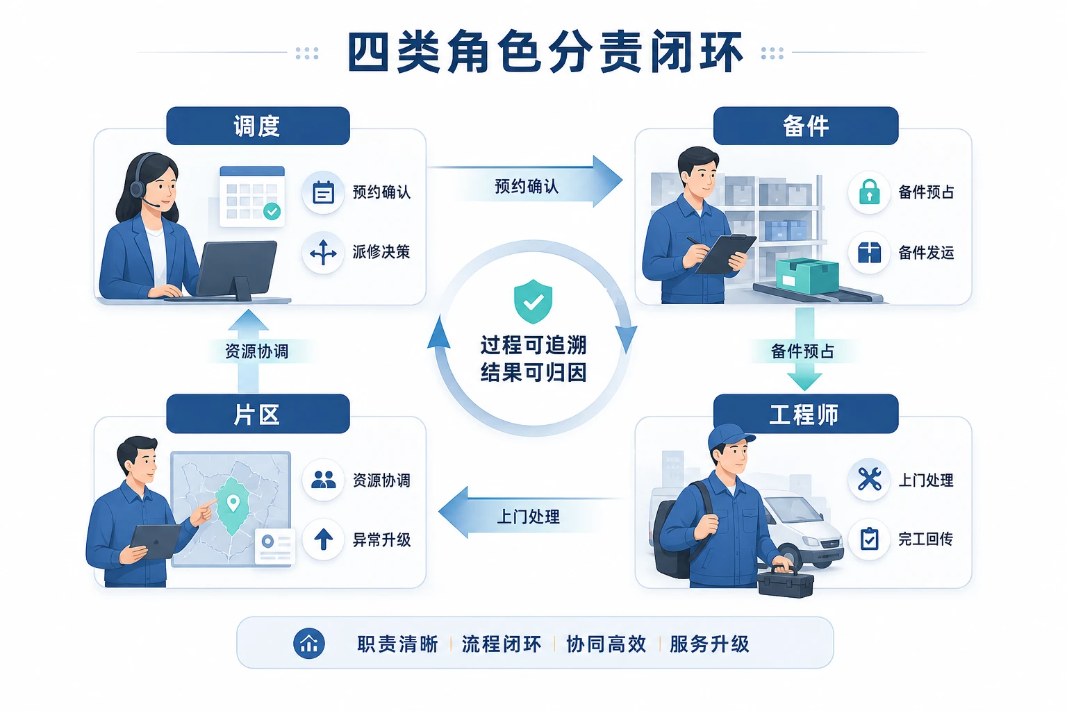 安装交付与维保并行下派修备件绩效闭环设计（2026年版）