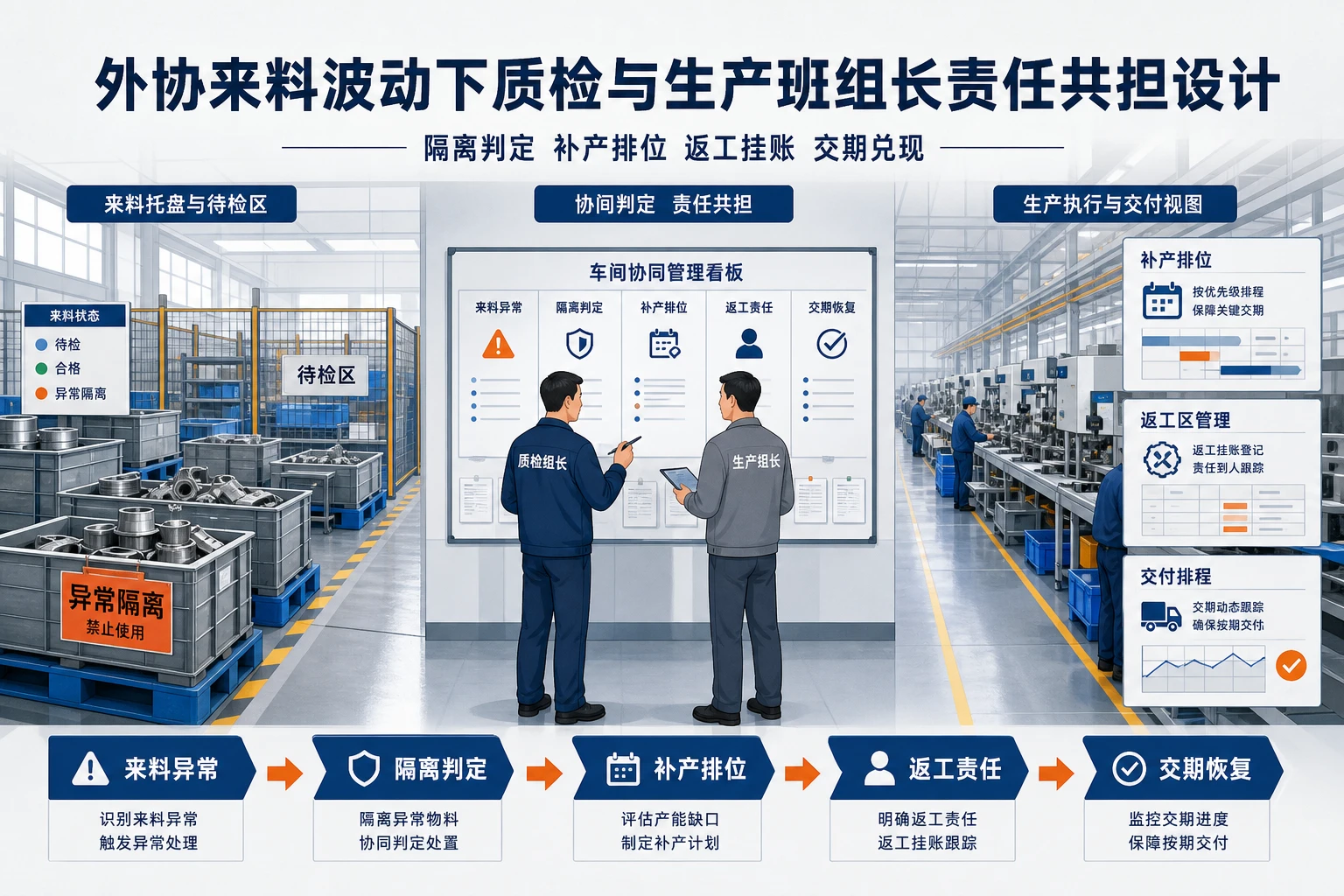 外协来料波动下质检与生产班组长责任共担设计