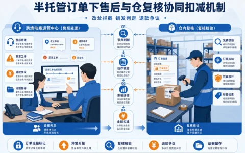 2026年半托管订单增长后，售后客服考核与仓内复核责任如何协同扣减