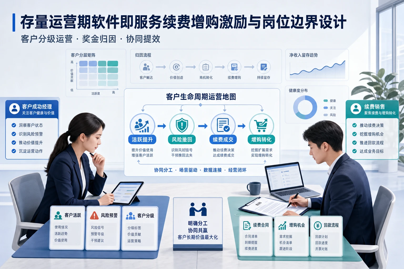 存量运营期SaaS续费增购激励与岗位边界设计（2026年版）