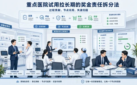 2026年医疗器械绩效怎么拆分：重点医院试用拉长期的区域销售、准入回款与协同激励机制