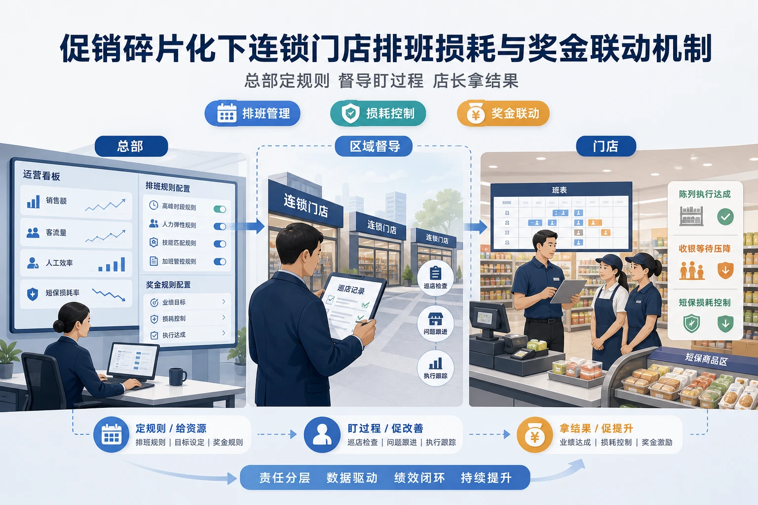 2026年促销碎片化下连锁门店排班损耗与奖金联动机制