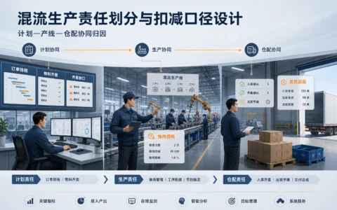 2026年混流生产常态化下如何划分计划、产线与仓配责任：交付扣减口径与考核框架