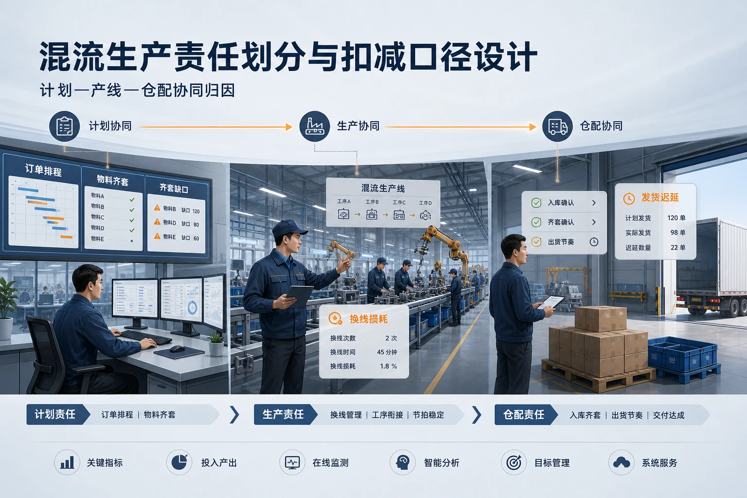 2026年混流生产常态下计划产线仓配责任划分与扣减口径设计