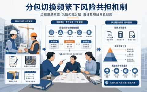 多项目并行下工程项目绩效怎么做：项目经理考核、商务结算与资料岗位风险共担机制