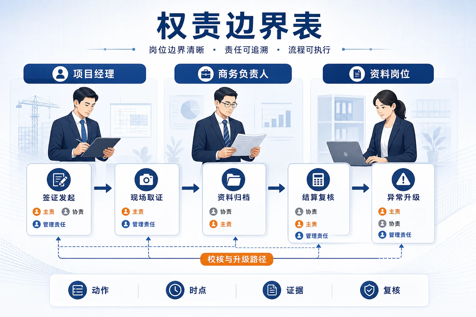 分包切换频繁下项目经理、商务与资料岗位风险共担机制