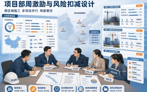 2026年跨区域施工项目部周激励怎么设计：项目经理考核、风险扣减与总部区域协同