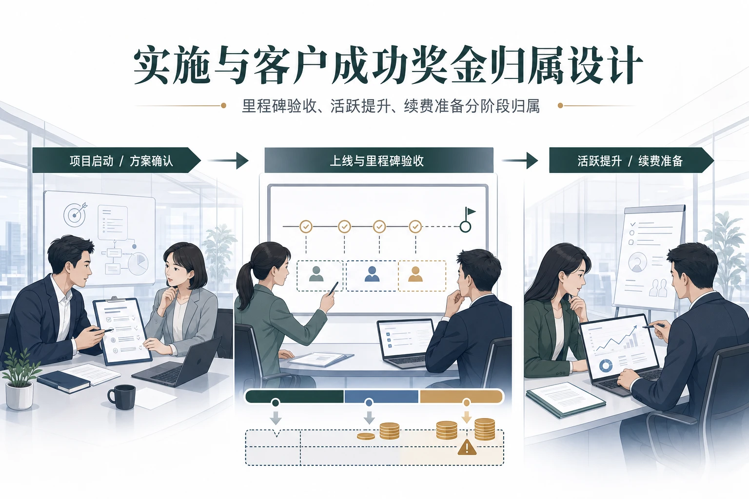 中大型客户上线拉长后的实施与客户成功奖金归属设计（2026年版）