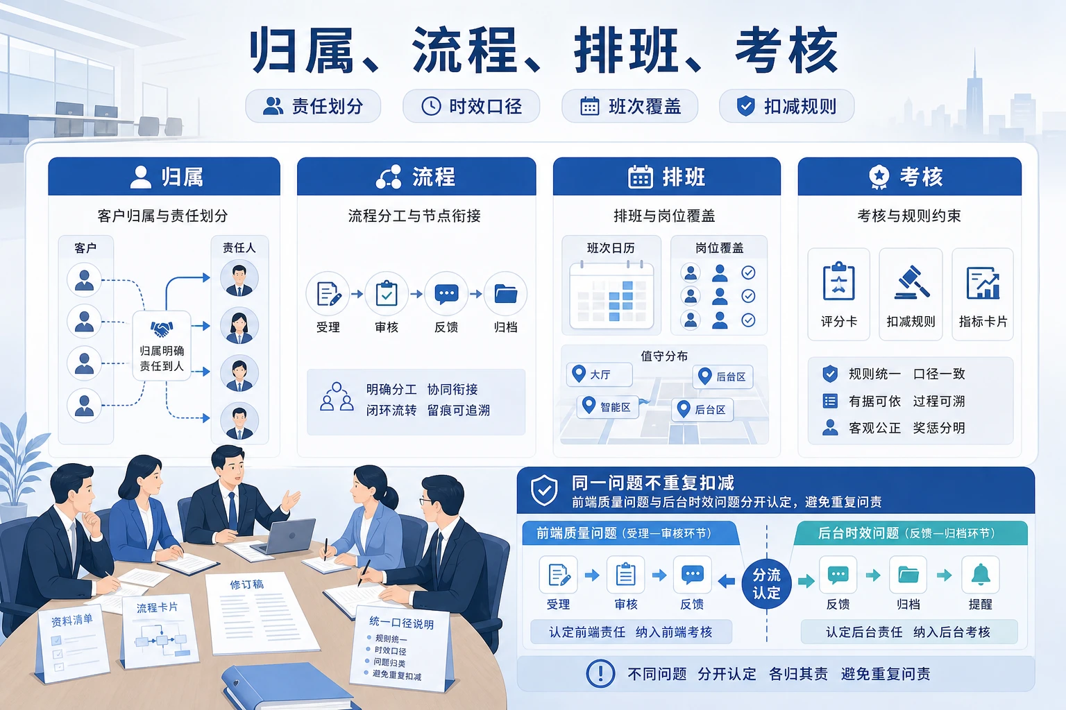 对公开户审核前置下网点绩效与排班重构机制