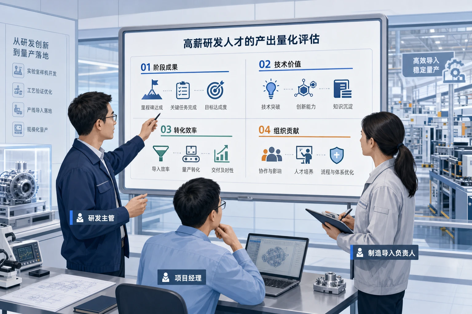 高科技制造企业如何在研发项目全生命周期中评估高薪人才产出并管控人效成本？