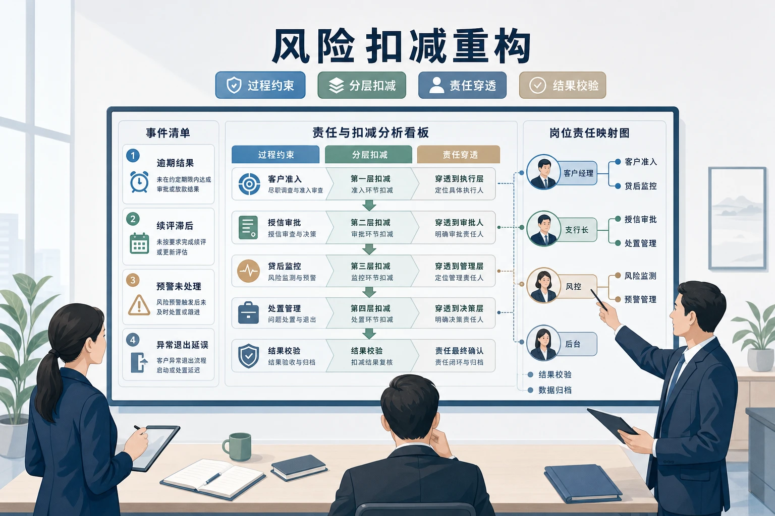 2026年抵押续评并行期农商行贷后责任制与风险扣减重构