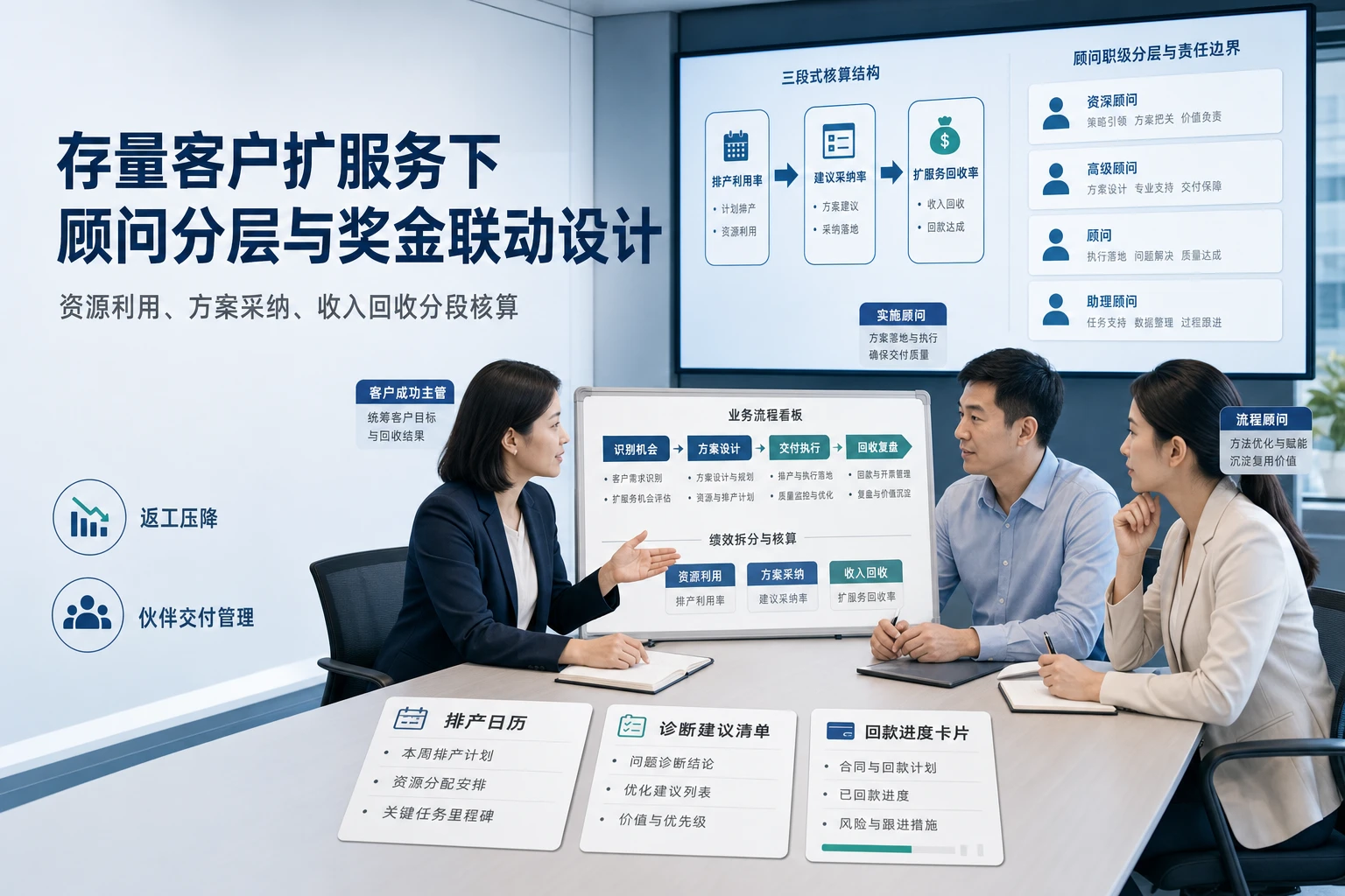 存量客户扩服务下顾问分层与奖金联动设计（2026年版）