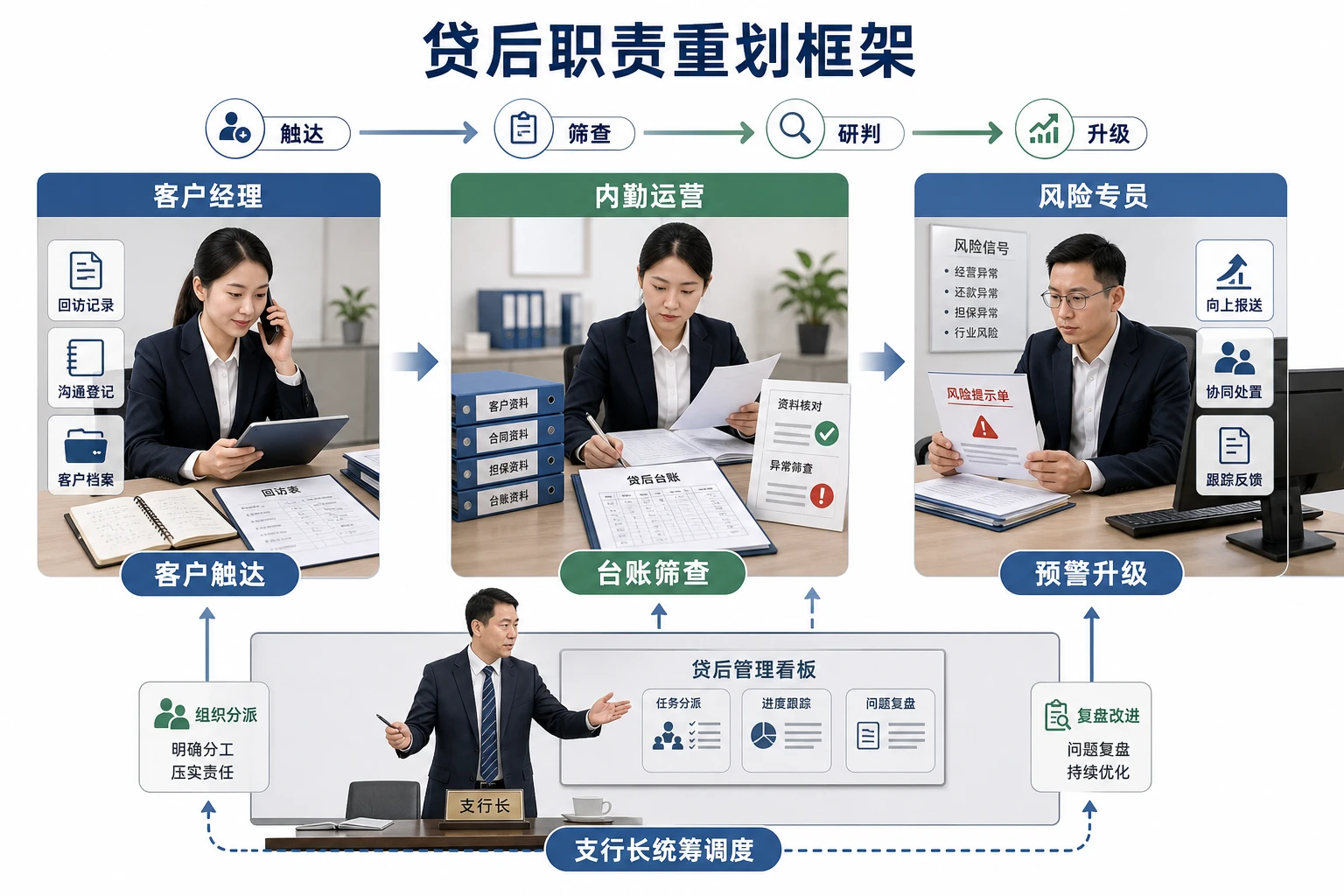2026年普惠贷款月检机制下支行贷后责任与扣减重塑