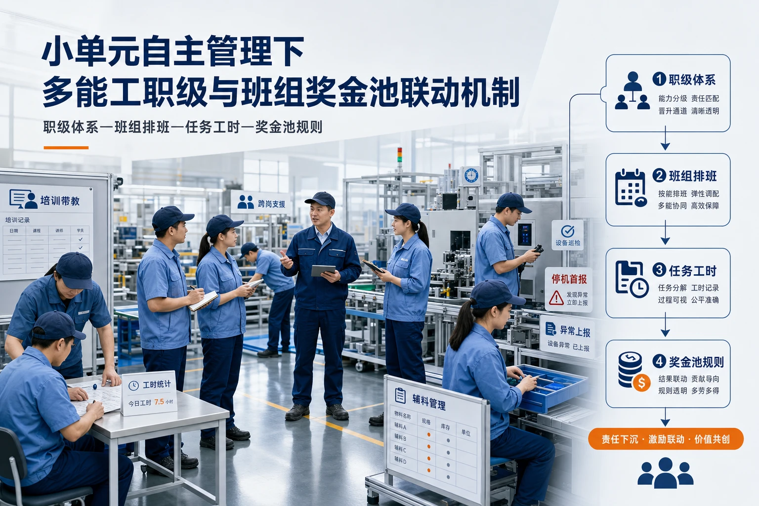 小单元自主管理下多能工职级与班组奖金池联动机制（2026年版）