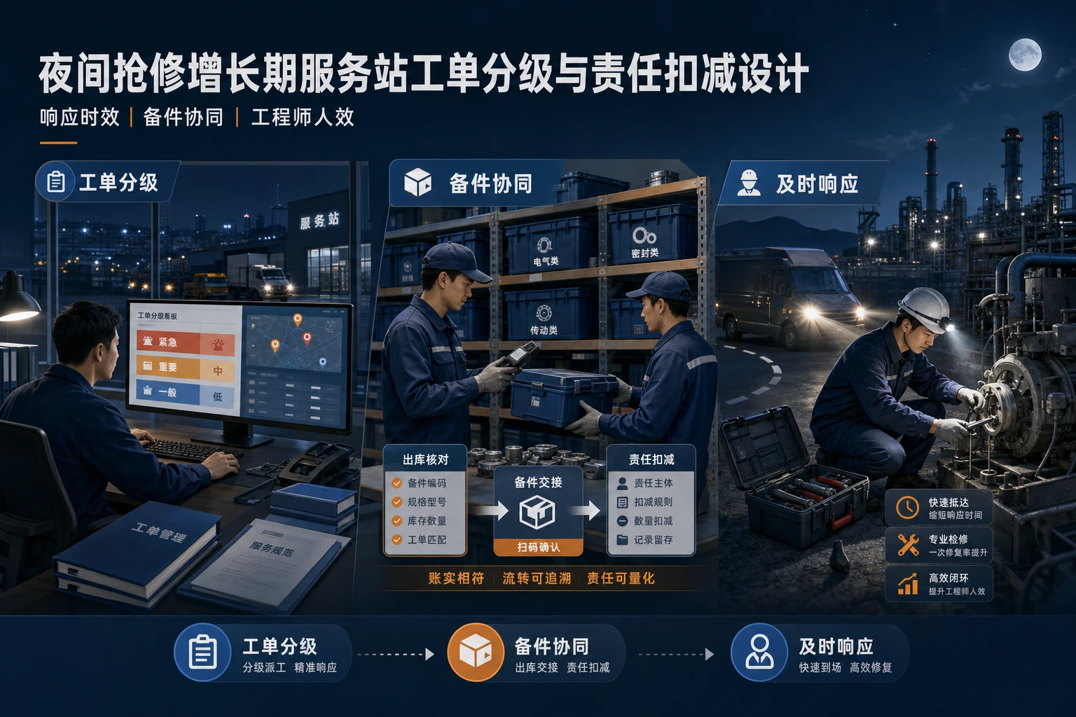 夜间抢修增长期服务站工单分级与责任扣减设计（2026年版）