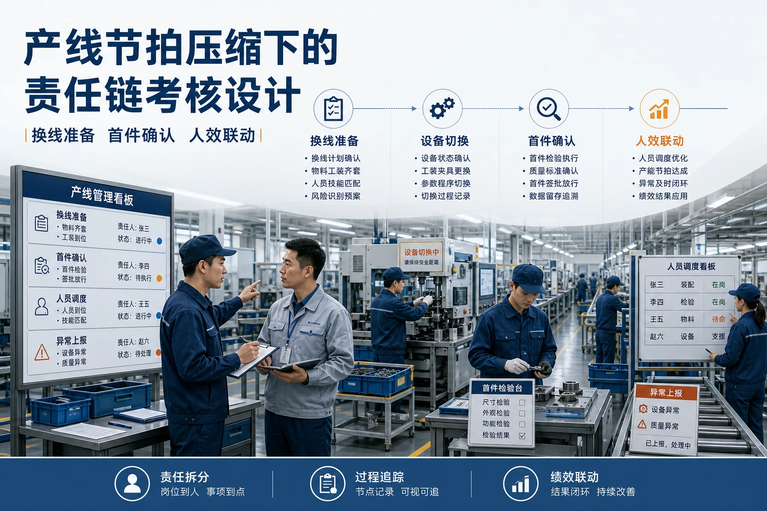 2026年产线节拍压缩下换线损失与首件责任考核设计
