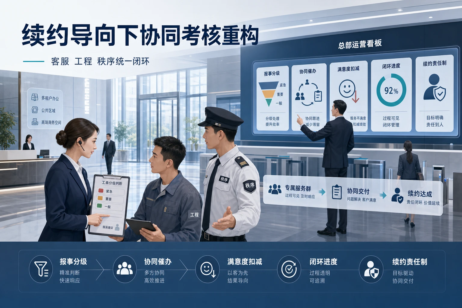 2026年高端写字楼续约导向下协同考核重构指南