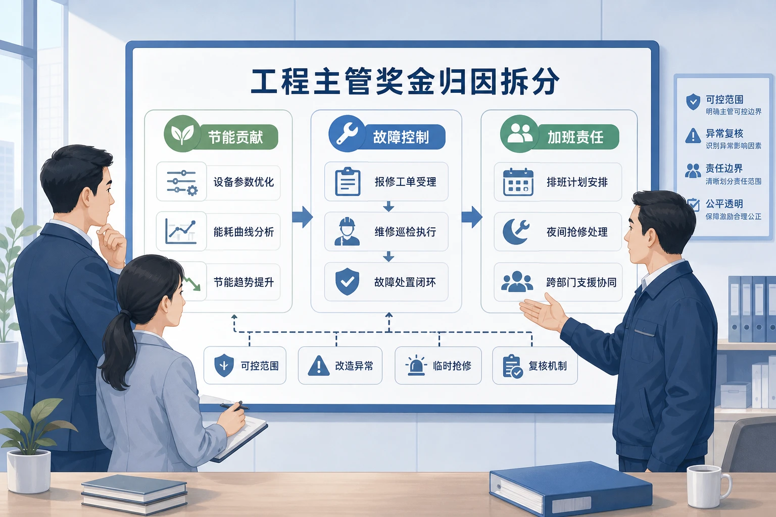 2026年续约导向下写字楼项目协同考核与奖金归因设计