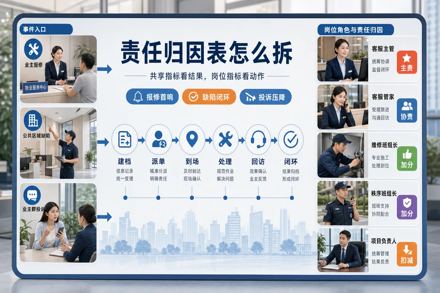 集中交付期物业项目客服维修秩序协同激励设计