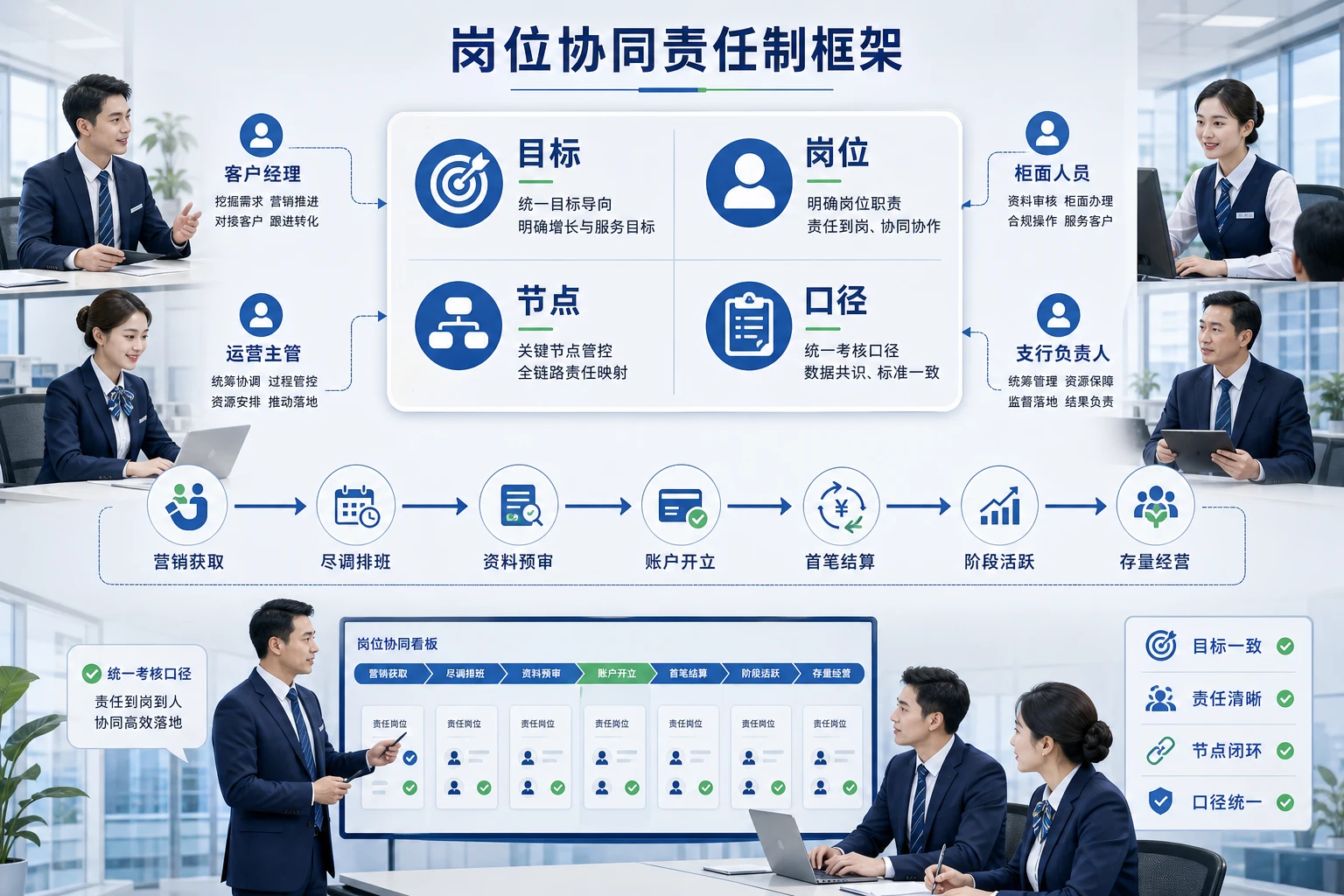 园区企业批量开户回升后的岗位协同责任制设计