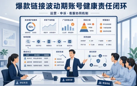 2026年爆款链接波动期账号健康管理指南：责任闭环、核心指标与绩效考核设计