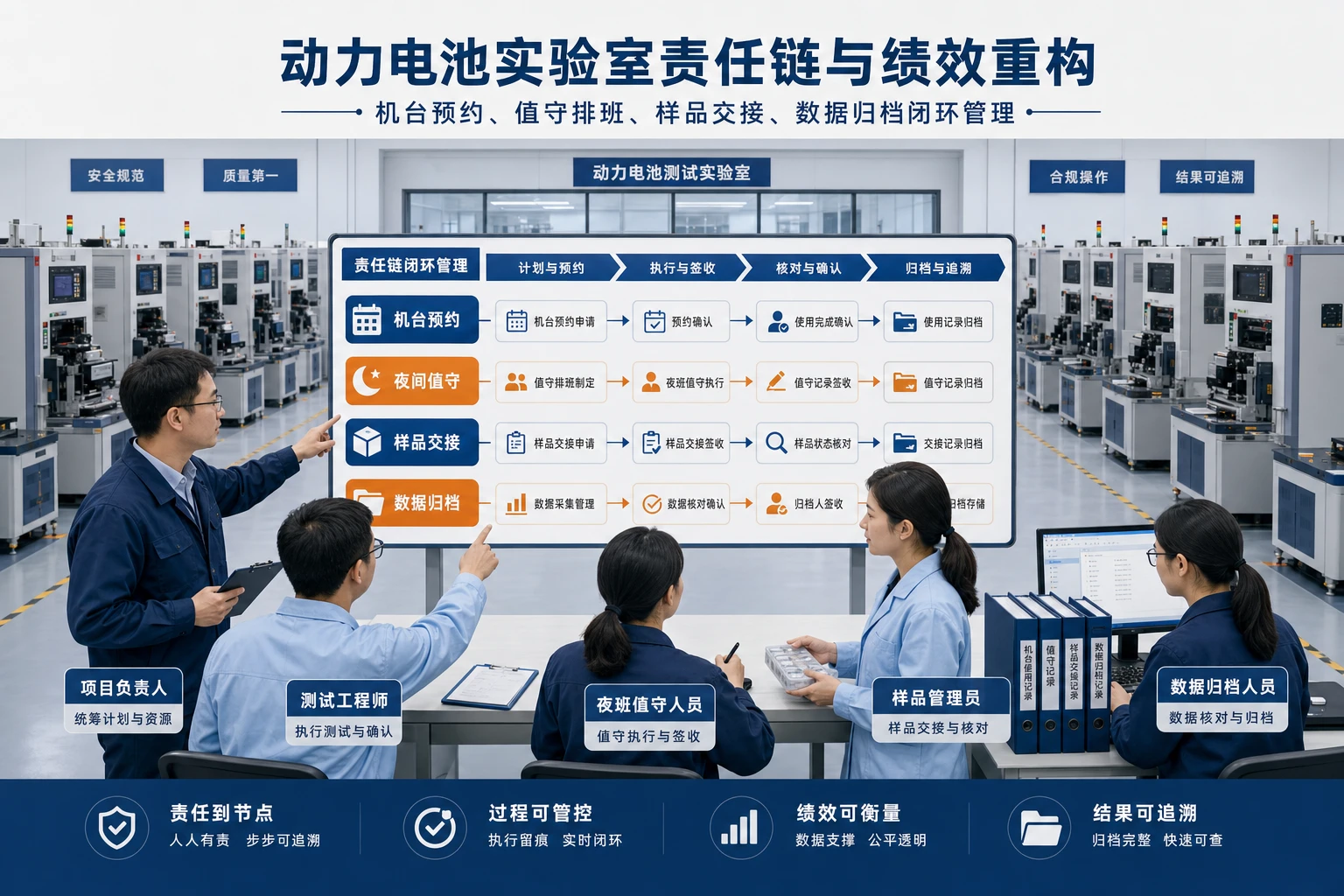 2026年多项目共用设备下动力电池实验室责任链与绩效重构