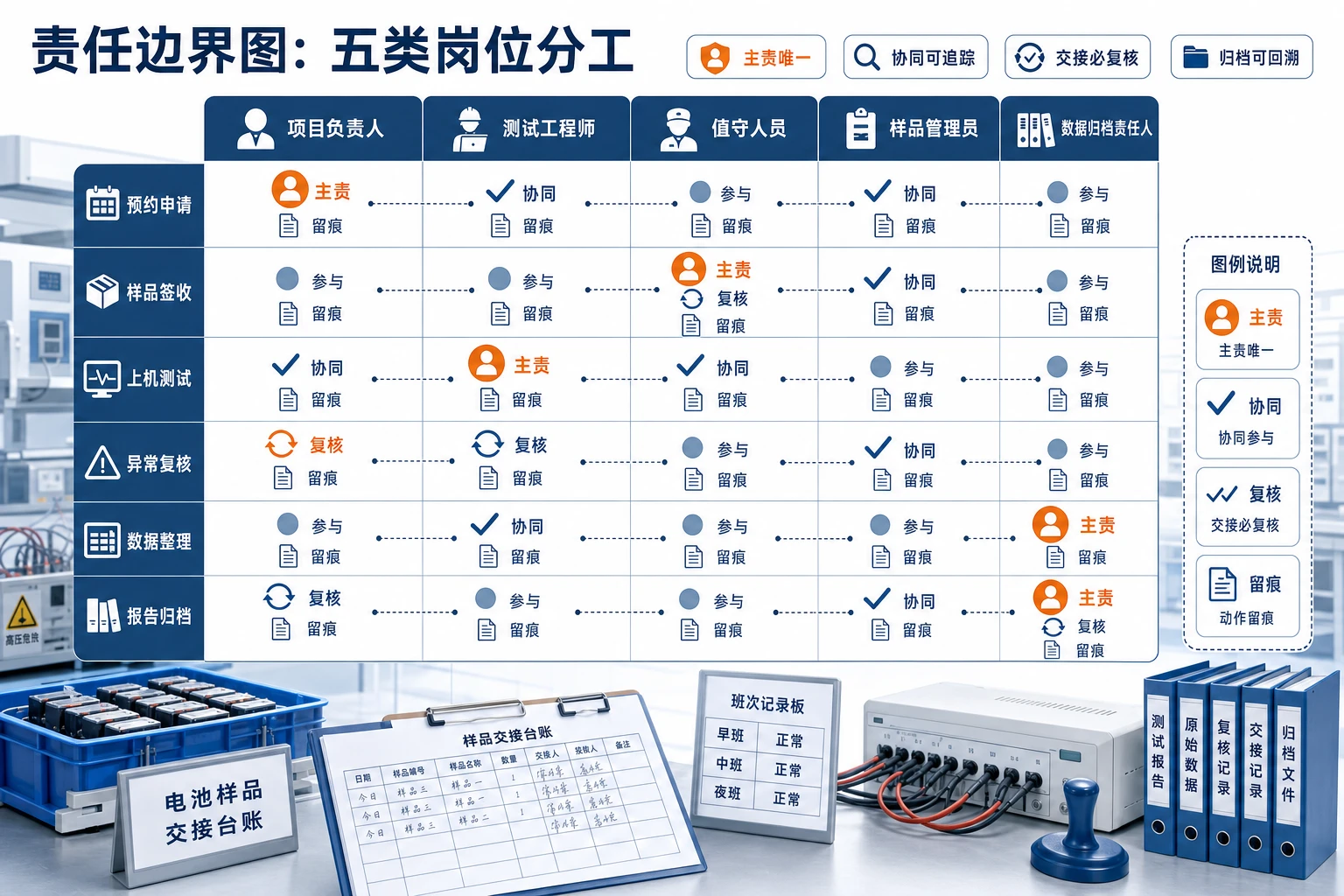 2026年多项目共用设备下动力电池实验室责任链与绩效重构