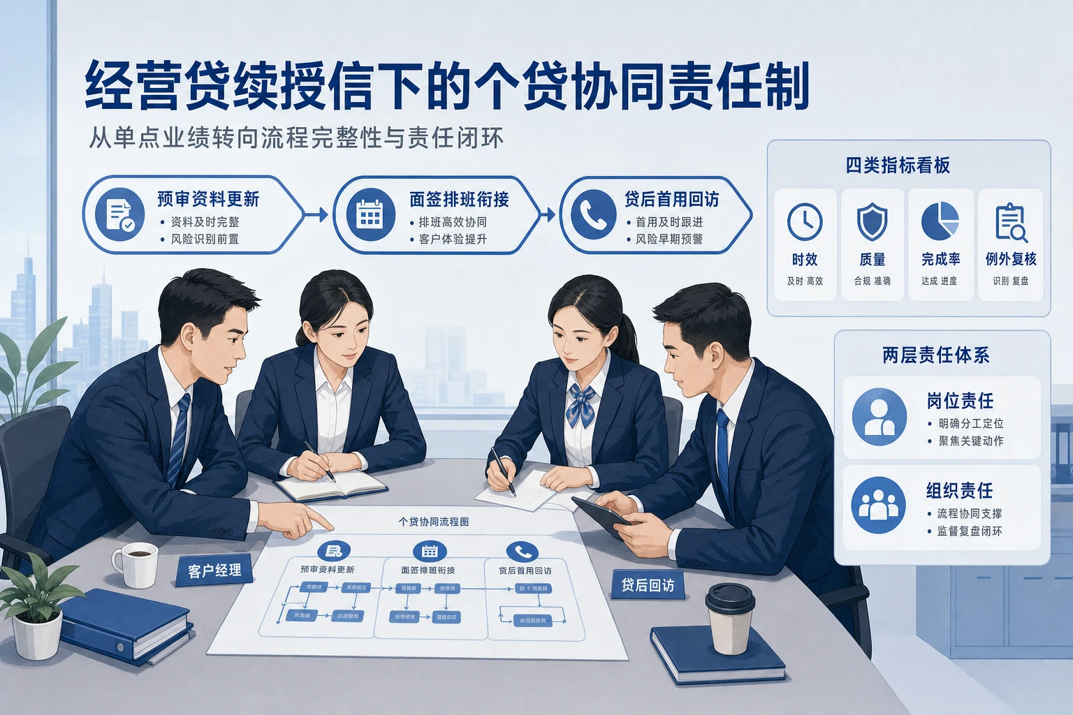2026年经营贷续授信到期下个贷协同责任制设计