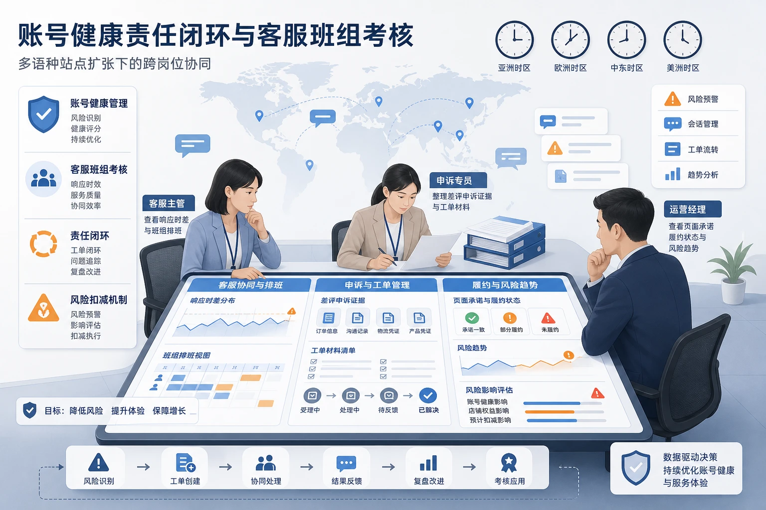多语种站点扩张下账号健康责任闭环与客服班组考核设计