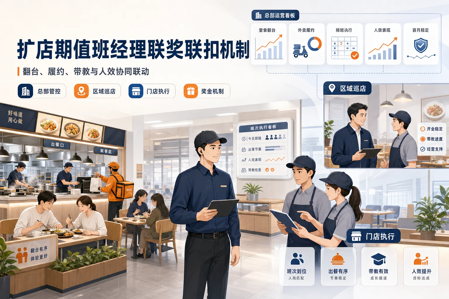 2026年连锁餐饮扩店期值班经理联奖联扣机制设计