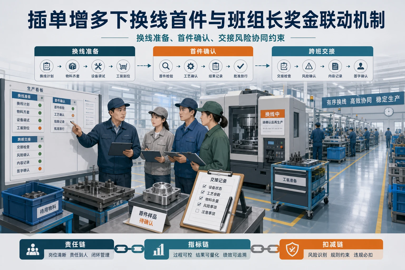 插单增多下换线首件与班组长奖金联动机制