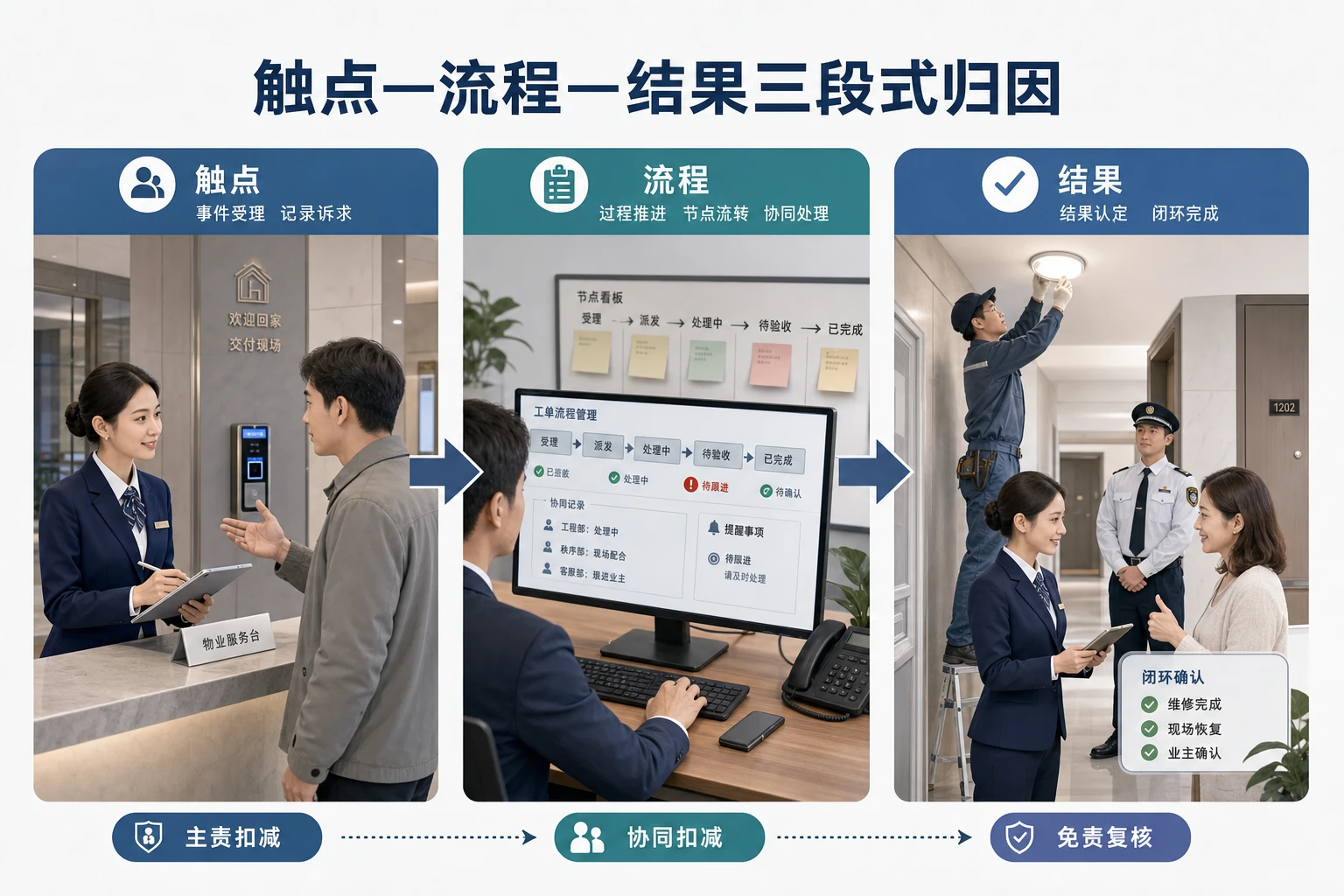 集中交付期客服维修秩序责任划分与激励设计