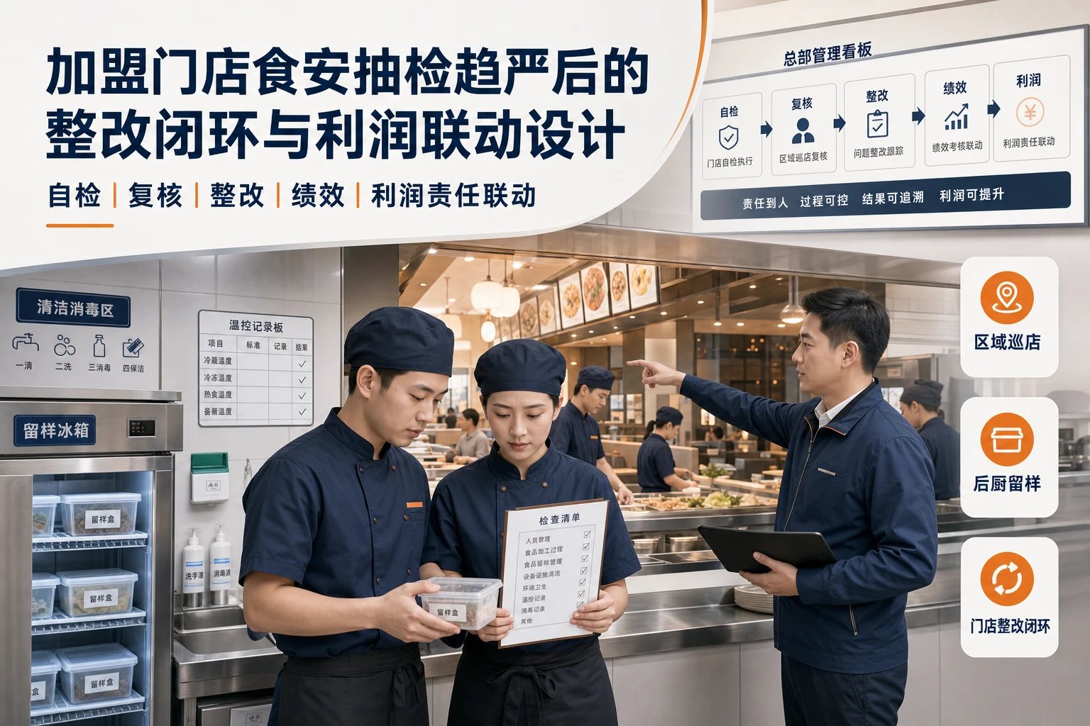 加盟门店食安抽检趋严后的整改闭环与利润联动设计