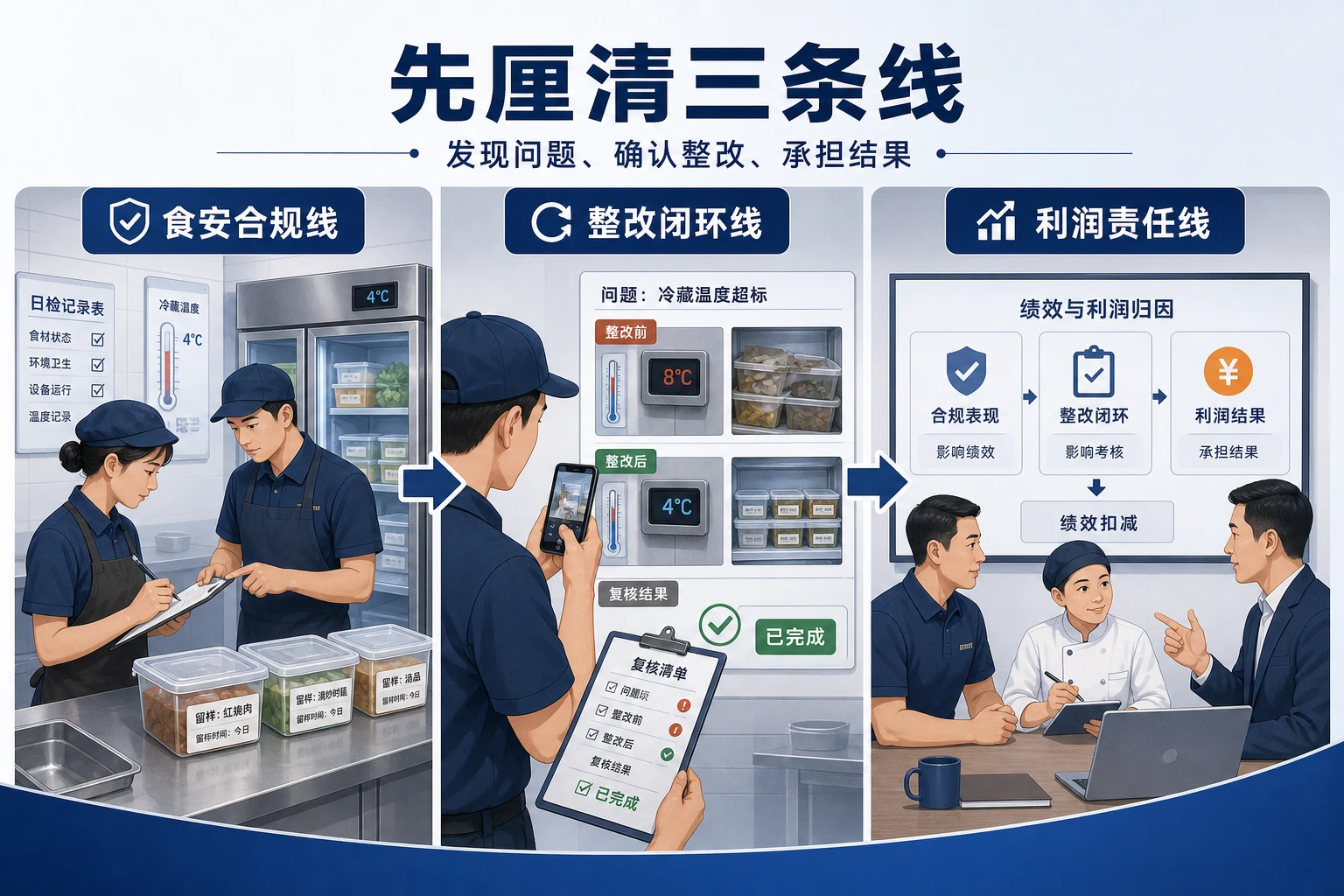 加盟门店食安抽检趋严后的整改闭环与利润联动设计