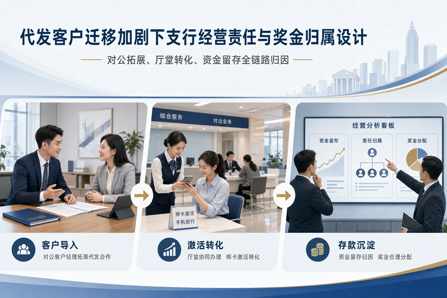 代发客户迁移加剧下支行经营责任与奖金归属设计