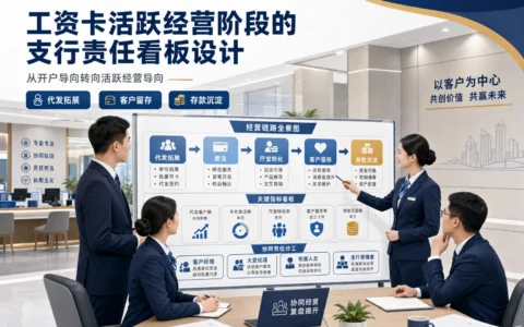 城商行支行经营责任制如何重构：工资卡活跃经营、厅堂转化与留存考核看板设计