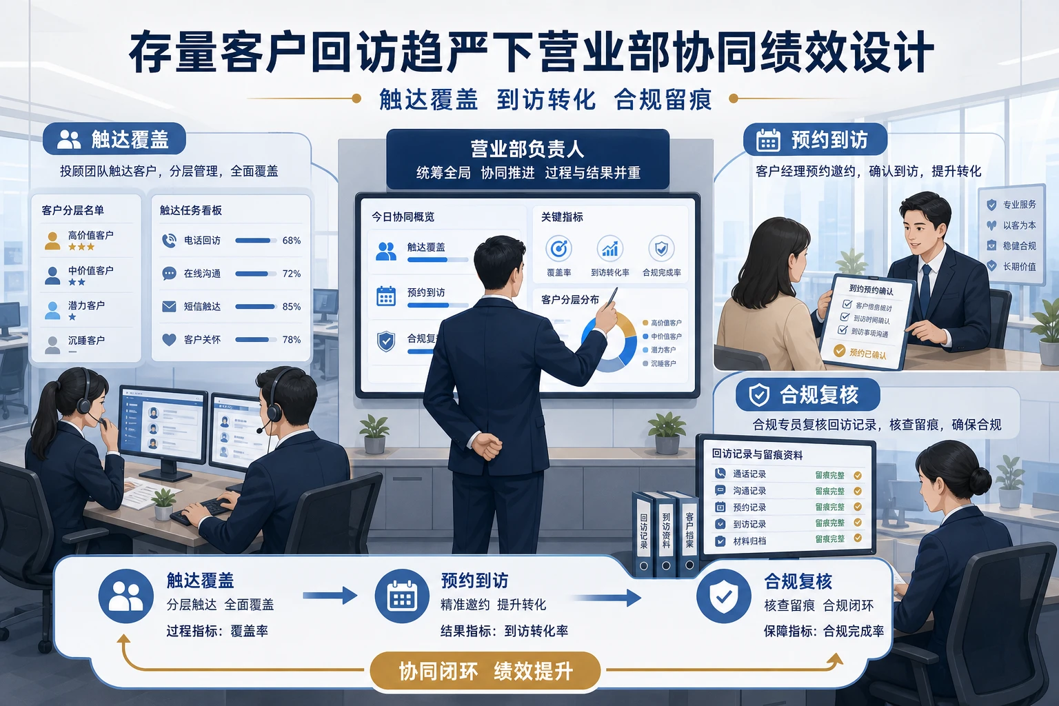 存量客户回访趋严下营业部协同绩效设计