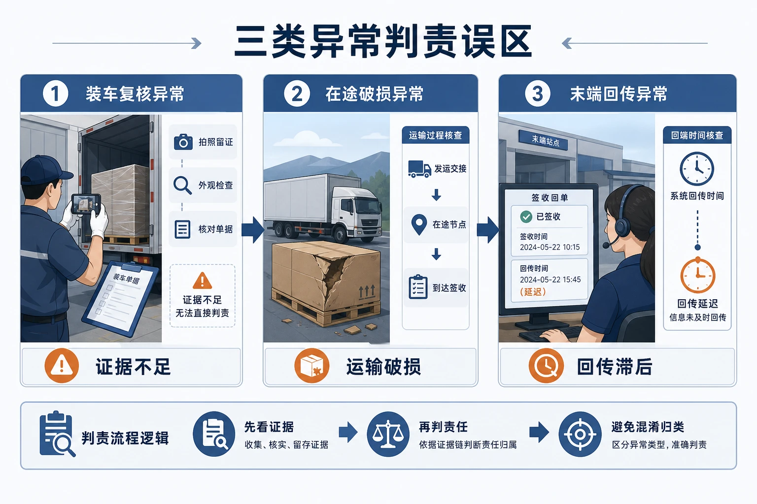 大件签收争议异常处理台账模板与责任扣减方法