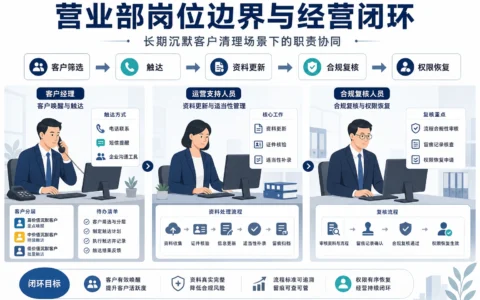 长期沉默客户清理加速后，证券营业部如何搭建存量客户经营闭环与绩效分工