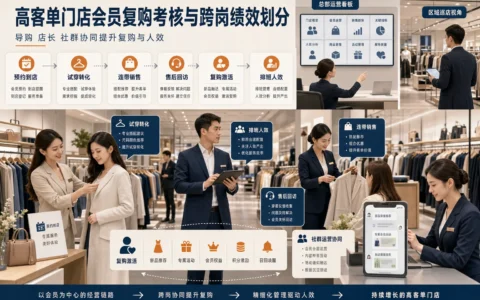 2026年高客单门店会员复购考核怎么做：导购、店长、社群协同与排班人效提升
