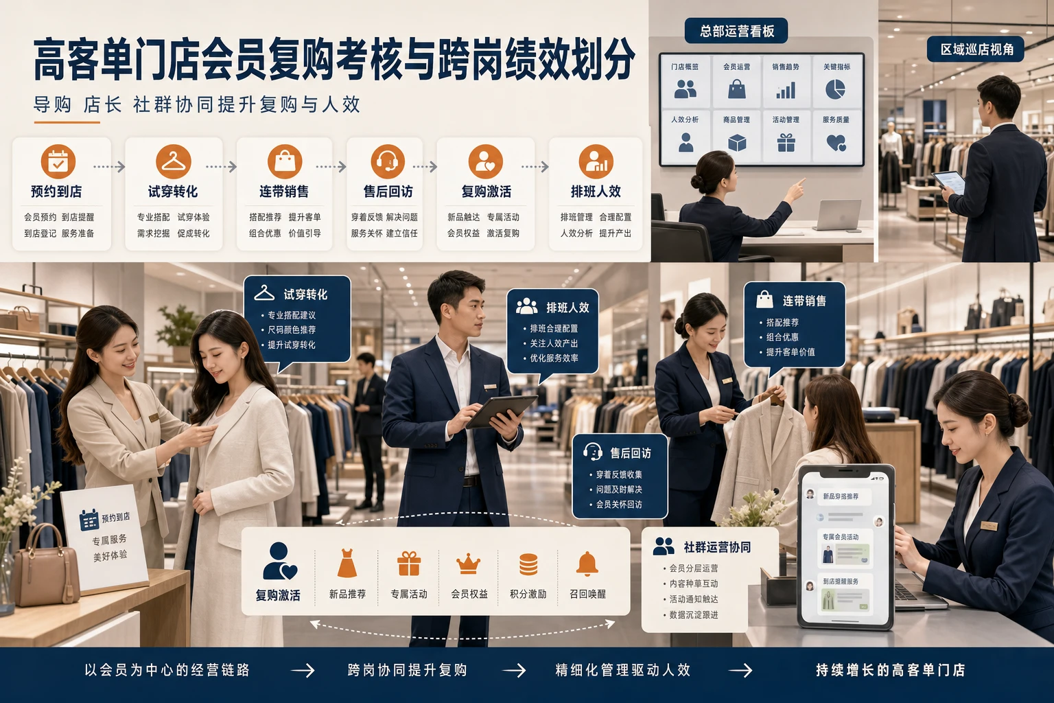 2026年高客单门店会员复购考核与跨岗绩效划分