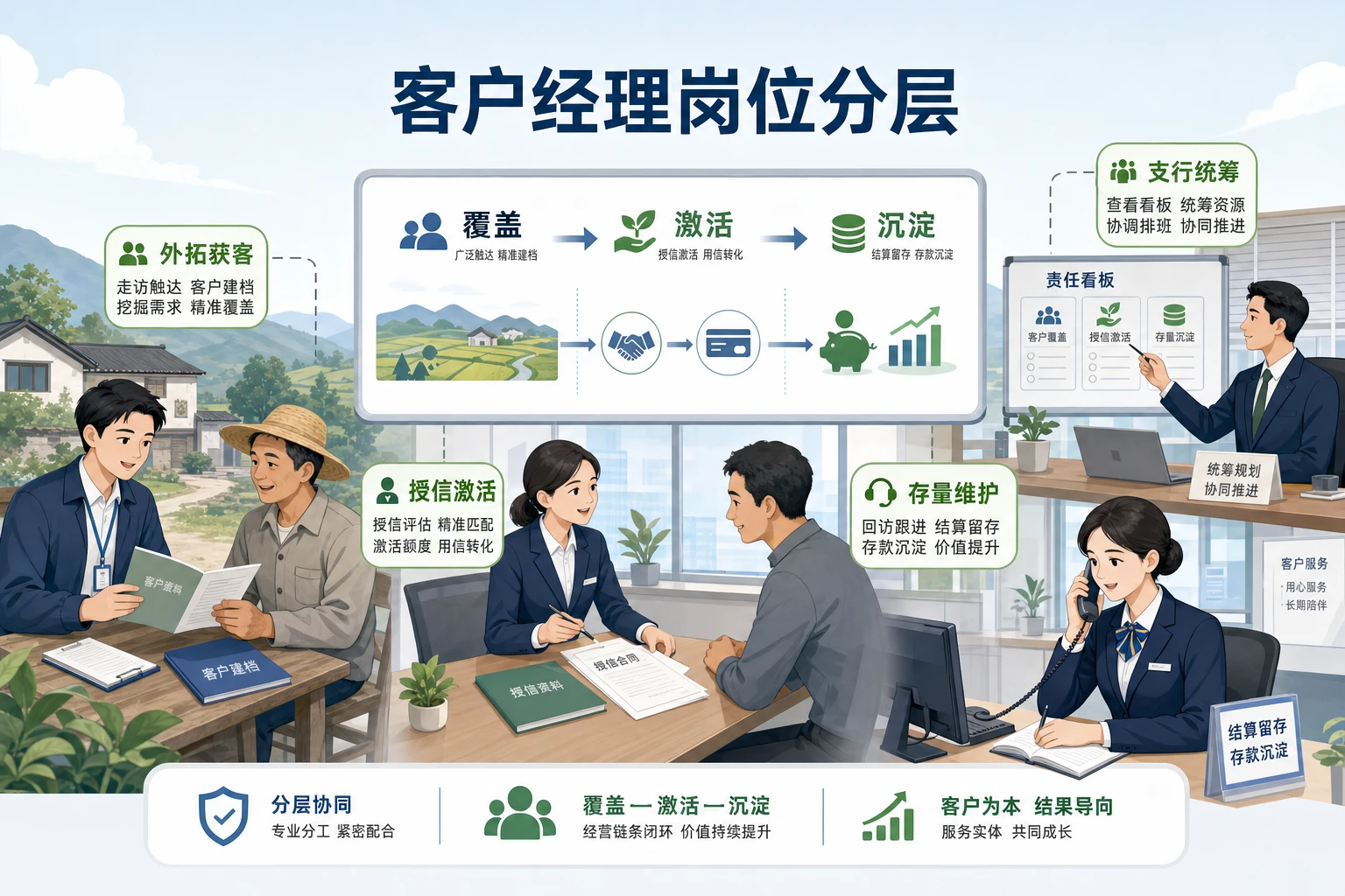 整村授信用信活跃阶段的乡镇支行责任看板设计