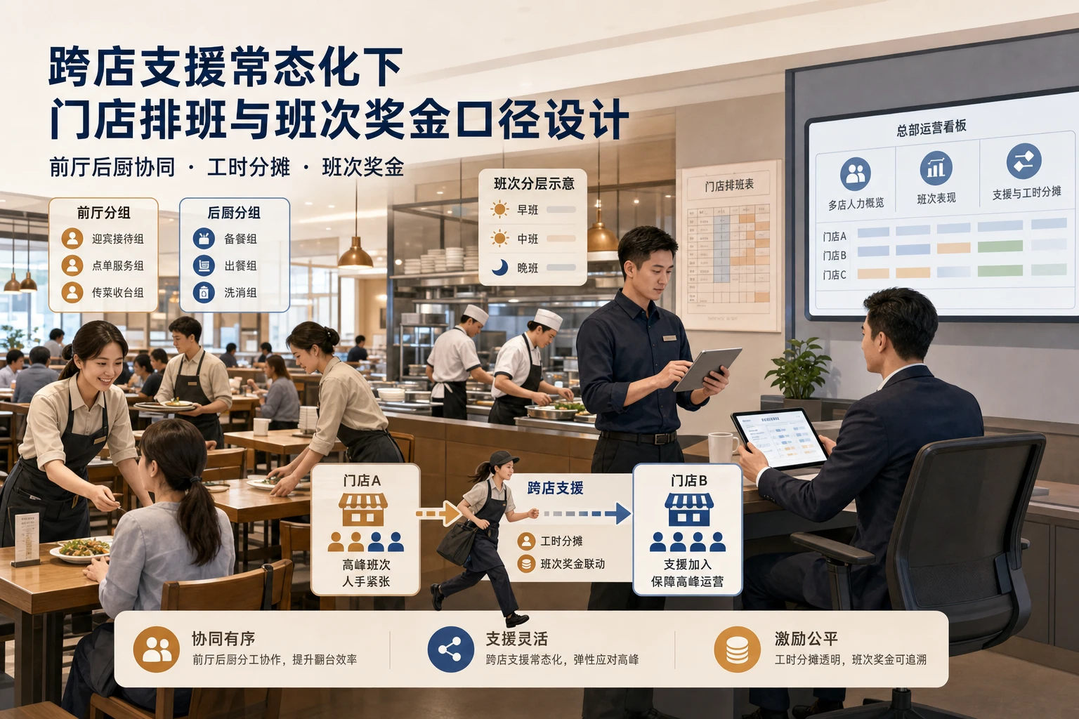 跨店支援常态化下门店排班与班次奖金口径设计（2026年版）