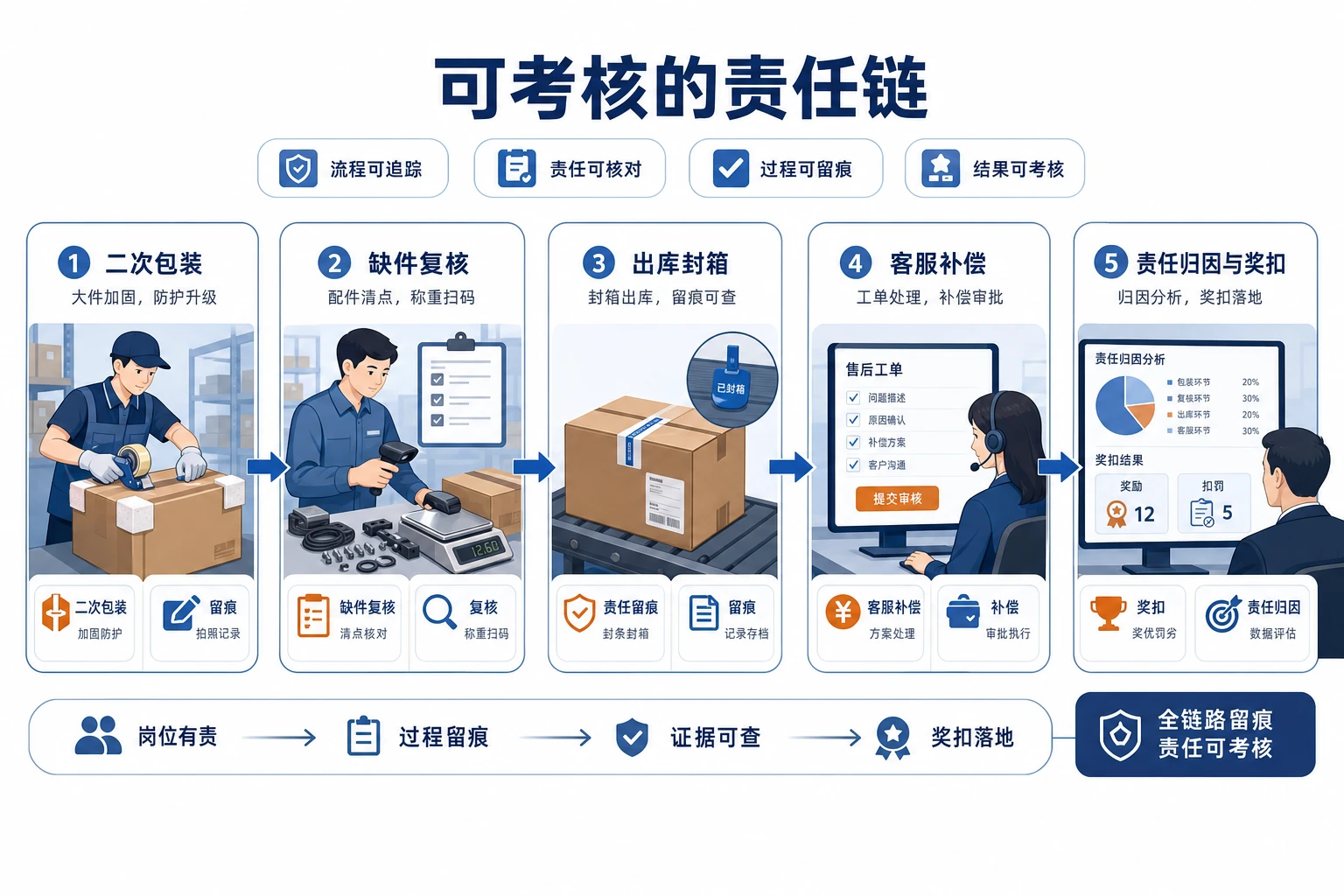 2026年大件海外退件上升期仓储客服联奖联扣设计