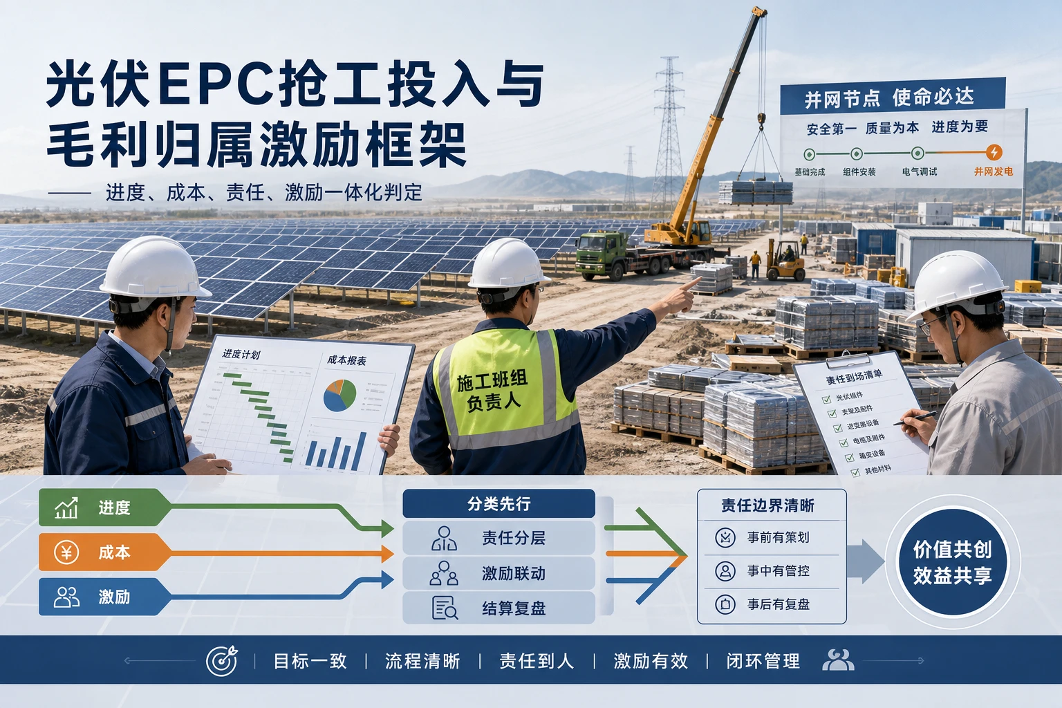 光伏EPC抢工投入与毛利归属激励框架设计（2026年版）
