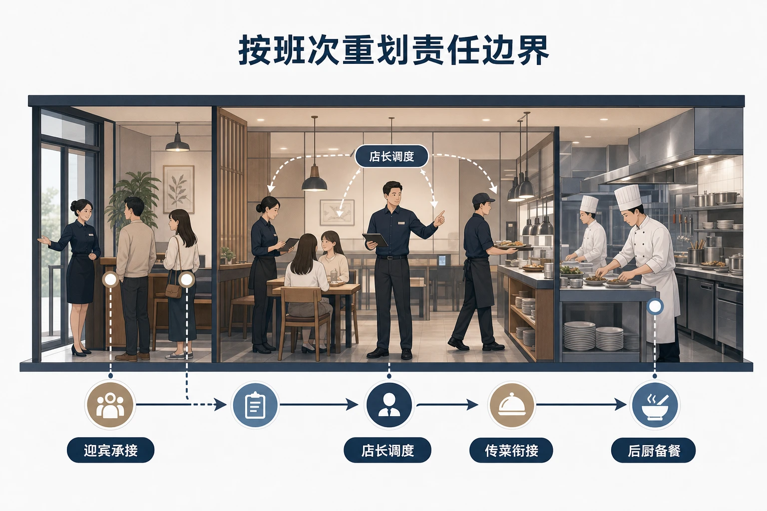 2026年门店高峰波动下前后厨排班联动与责任重构