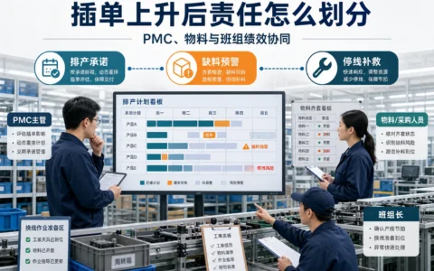 2026年插单订单增多后，PMC排产、缺料停线与班组责任如何划分